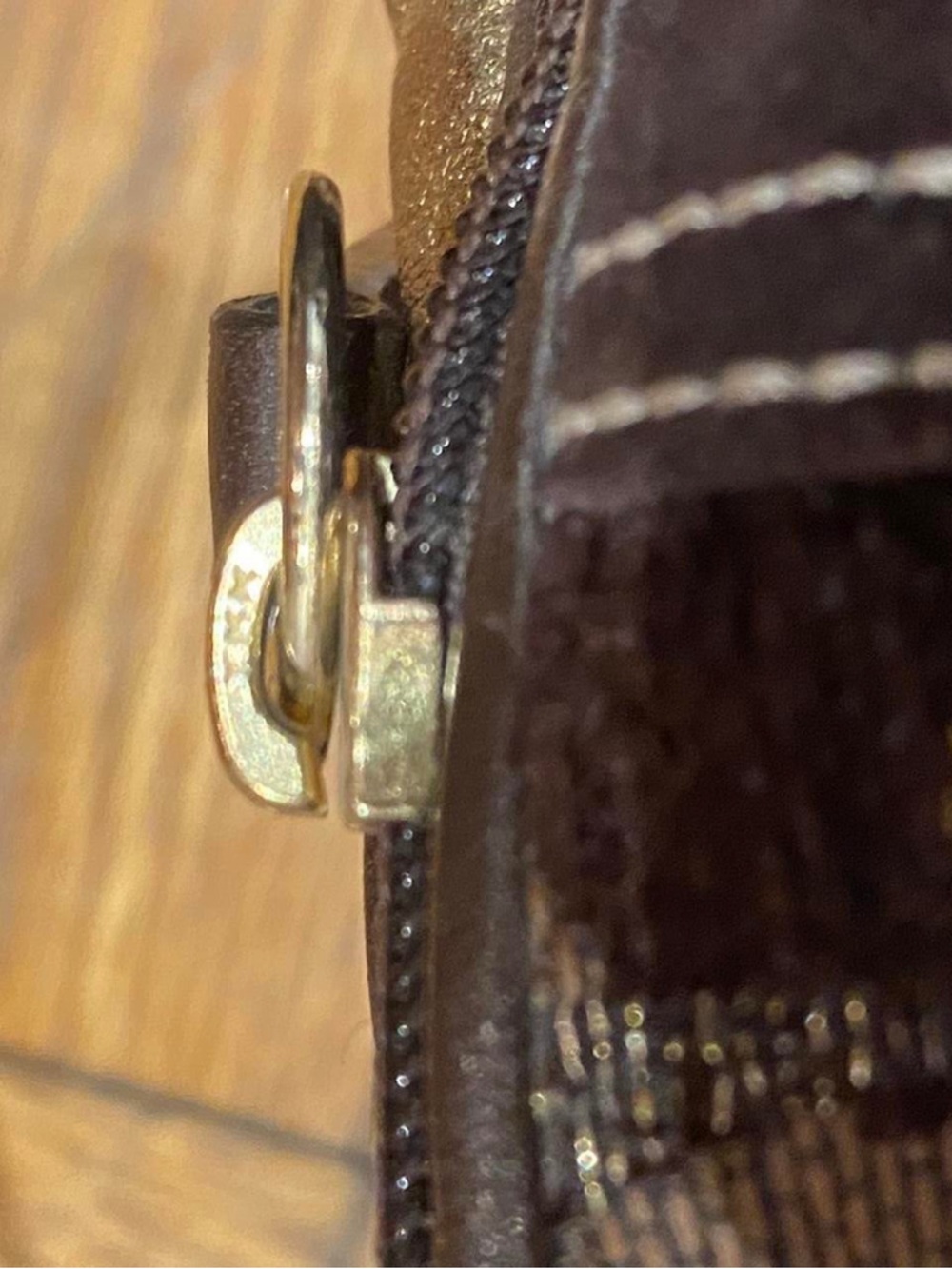 Coach Y2K Purple/Gold Patchwork Mini Bag - Picture 8 of 8